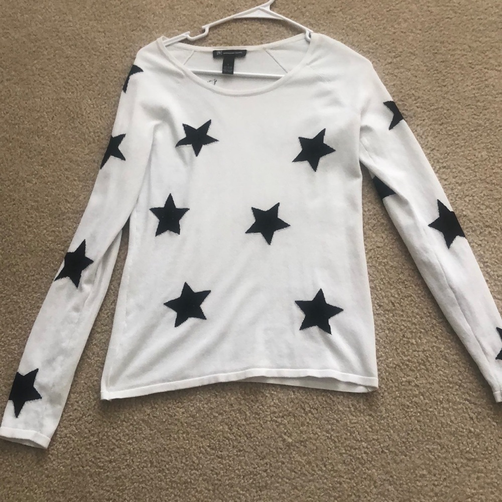 Inc blue star sweater